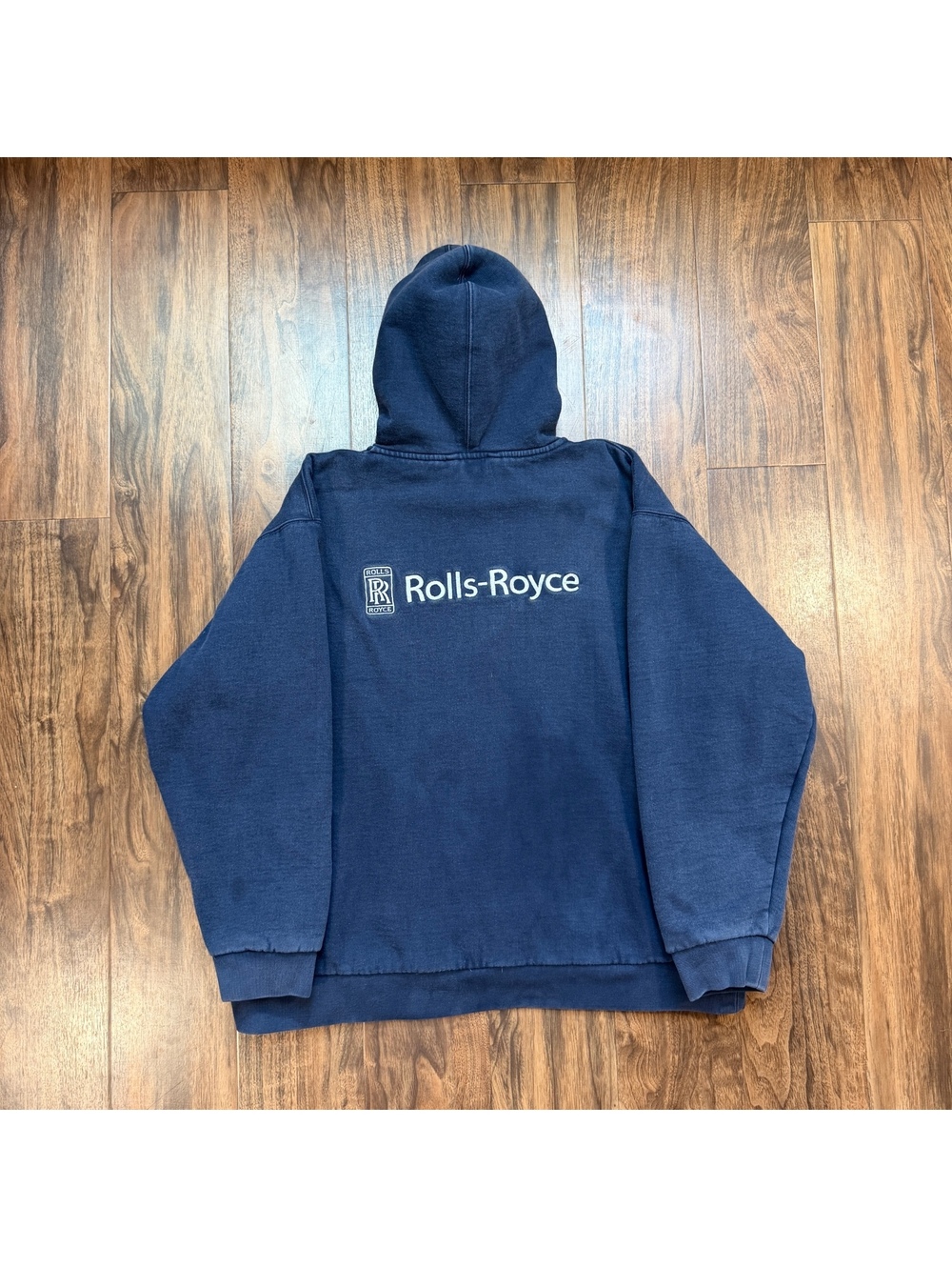 Vintage Rolls Royce Marine Alaska Dutch Harbor Hoodie XL Deadliest Catch Thermal